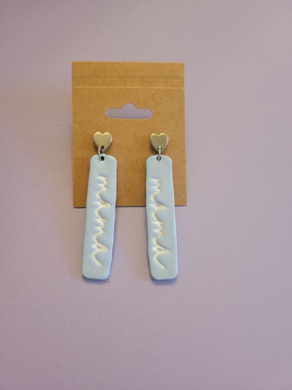 "Mama"/Gender Reveal Earrings