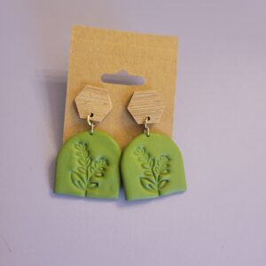 Floral Stamp Earrings