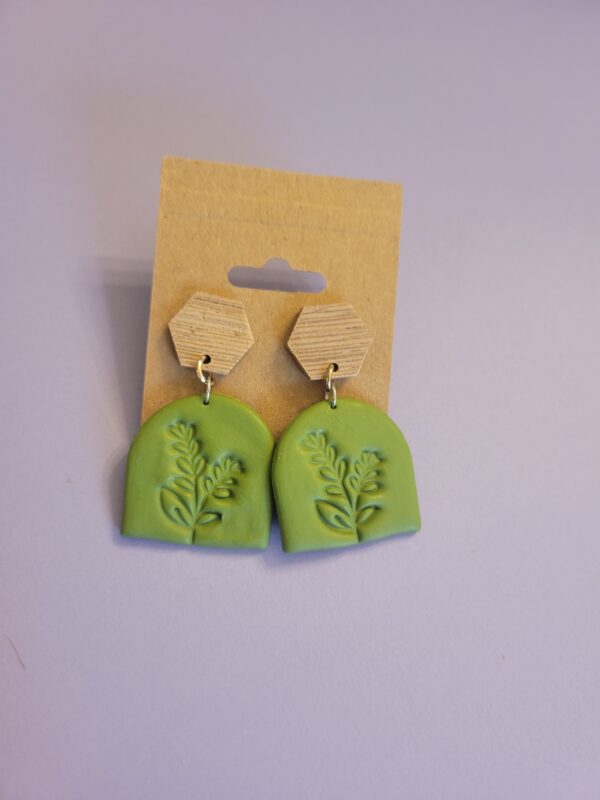 Floral Stamp Earrings